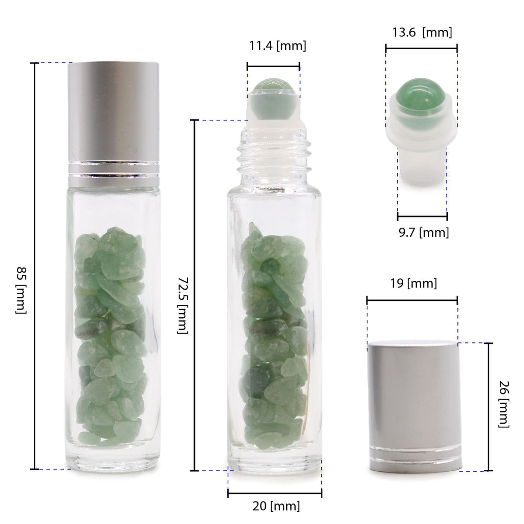 Gemstone Essential Oil Roller Bottle